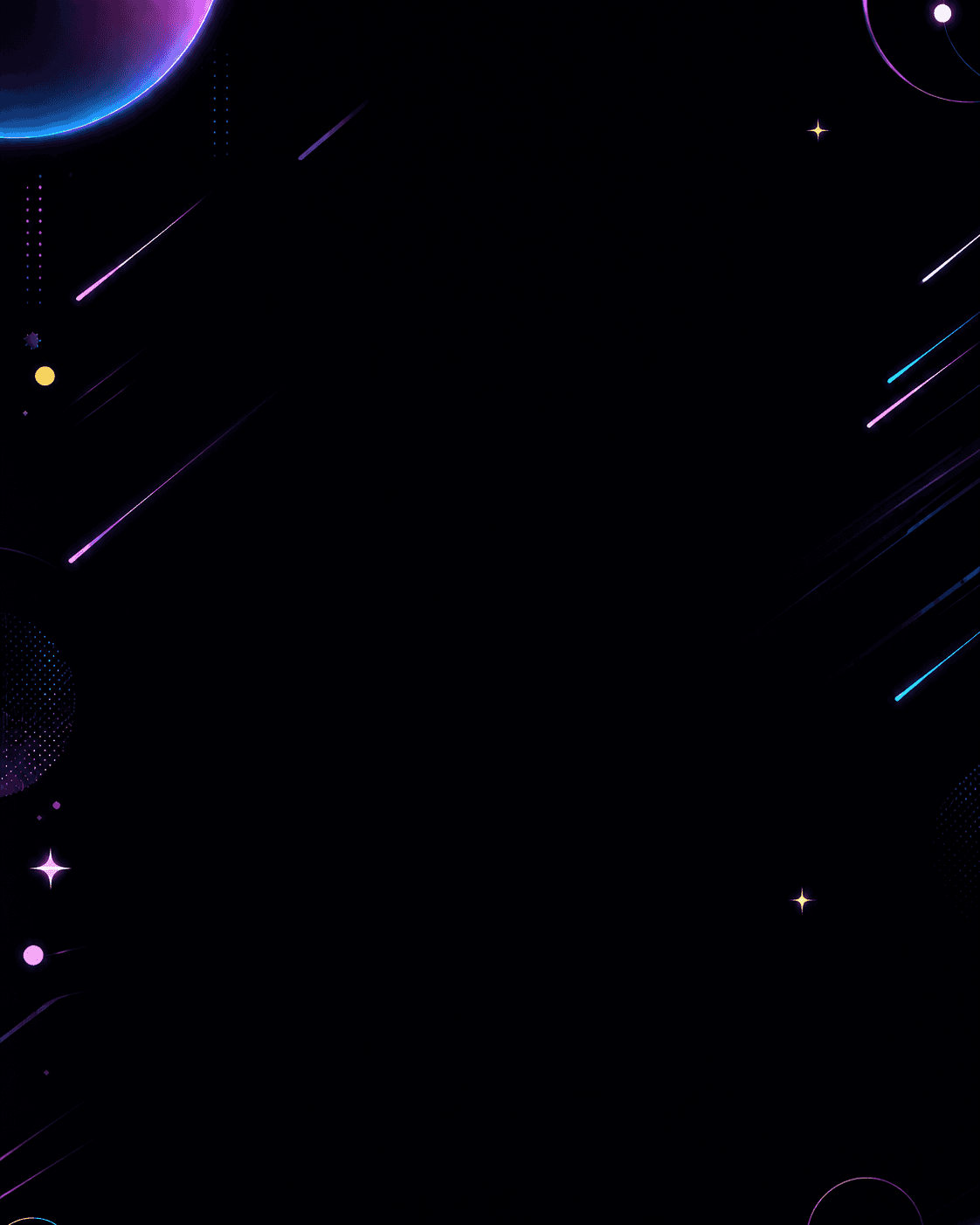 Dark neon POCA portal placeholder visual